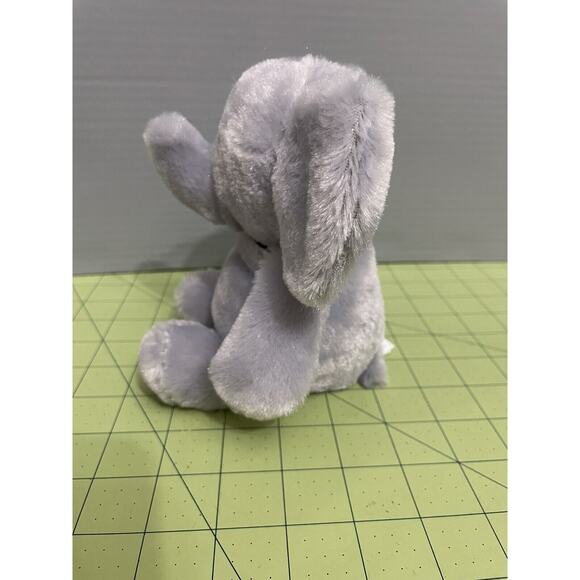 Carters Child of Mine 8" Gray Plush Baby Elephant Rattle Crinkle Stuffed Animal - Picture 2 of 9